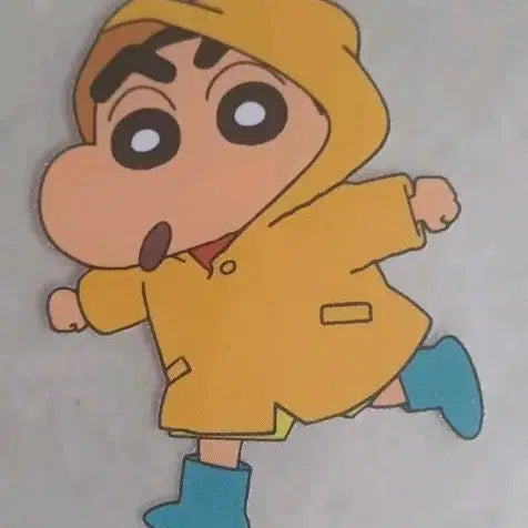 [BUNJANG] Crayon Shin-chan Raincoat Sticker / 짱구 우비 판박이 스티커 띠부씰