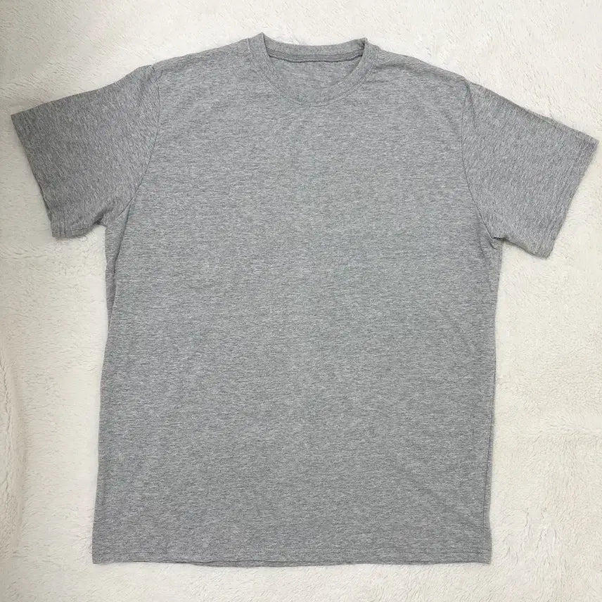 [SOLD OUT] *새상품* 고급 국산 면 100% 남성 그레이 기본 반팔티셔츠 회색 면티