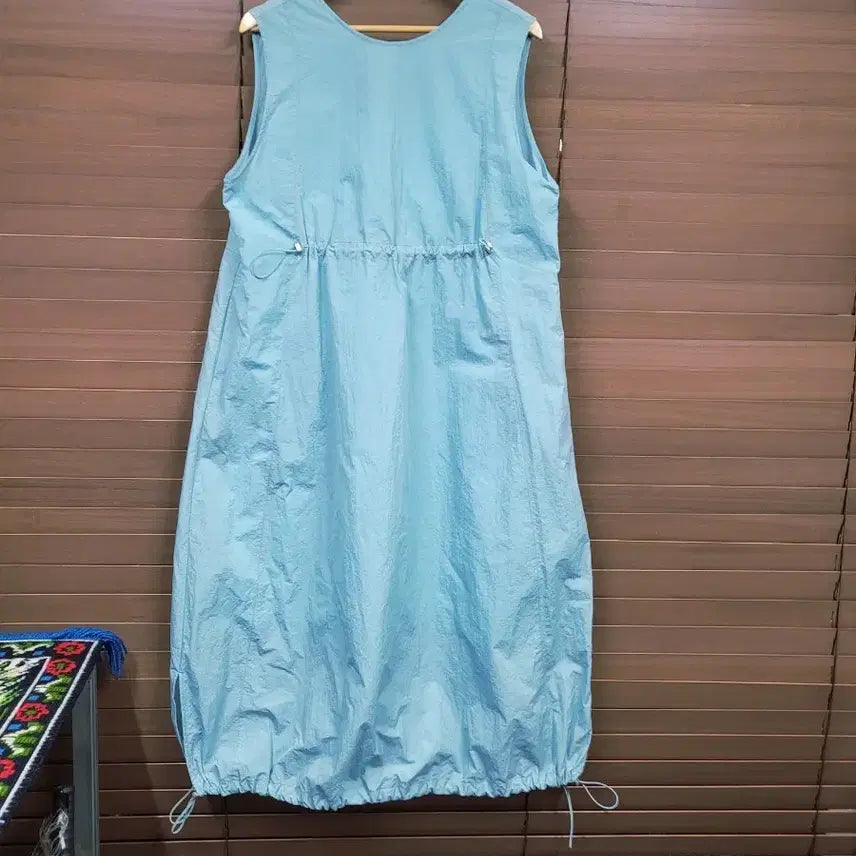 [BUNJANG] Thursday Island Sleeveless Maxi Dress M / 써스데이아일랜드하늘색 끈 조절 민소매 원피스