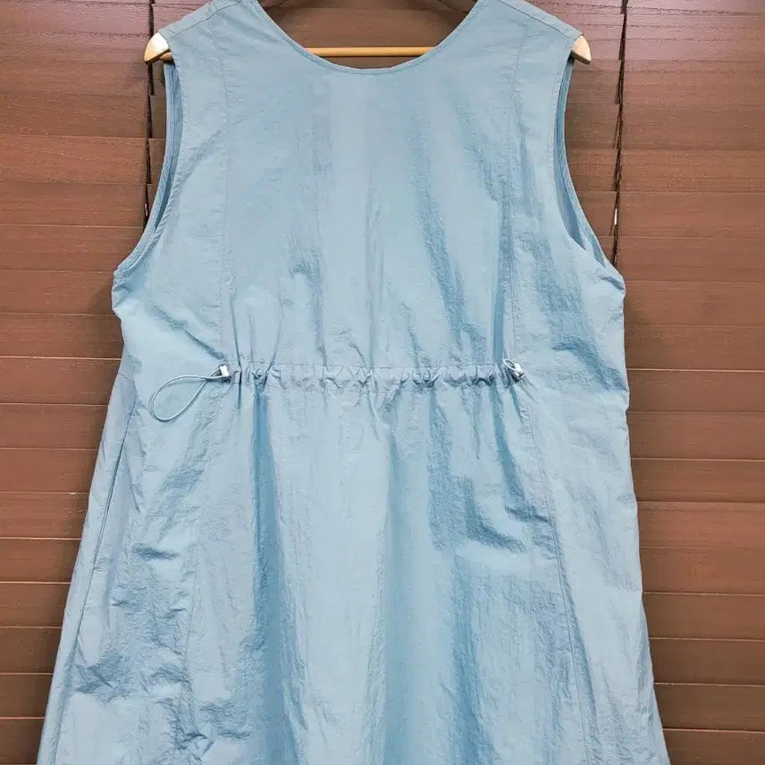 [BUNJANG] Thursday Island Sleeveless Maxi Dress M / 써스데이아일랜드하늘색 끈 조절 민소매 원피스