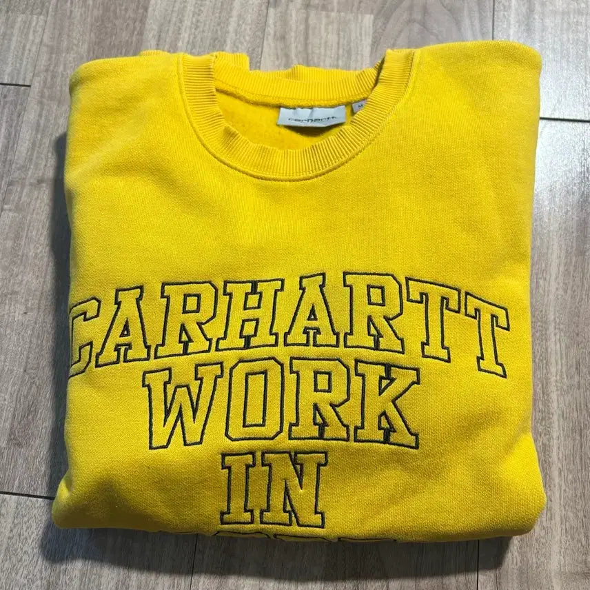 [BUNJANG] Carhartt Yellow Sweatshirt / 칼하트 옐로우 맨투맨 Carhartt Work In