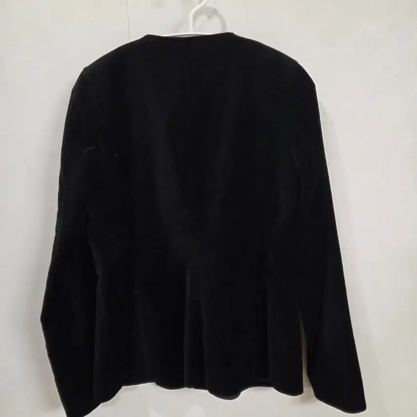 [BUNJANG] Black Velvet Open Jacket / 벨벳 자켓