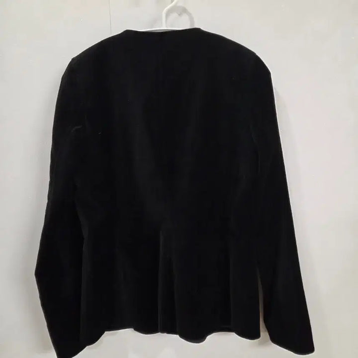 [BUNJANG] Black Velvet Open Jacket / 벨벳 자켓