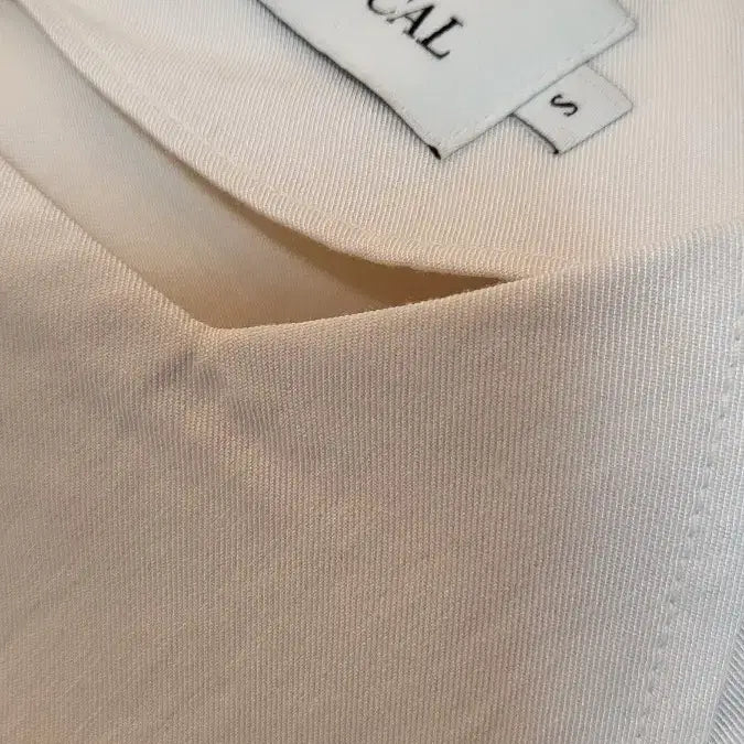 [BUNJANG] Nonlocal Ivory Square Neck Puff Sleeve Dress S / 논로컬 아이보리 스퀘어넥 퍼프소매 원피스 S
