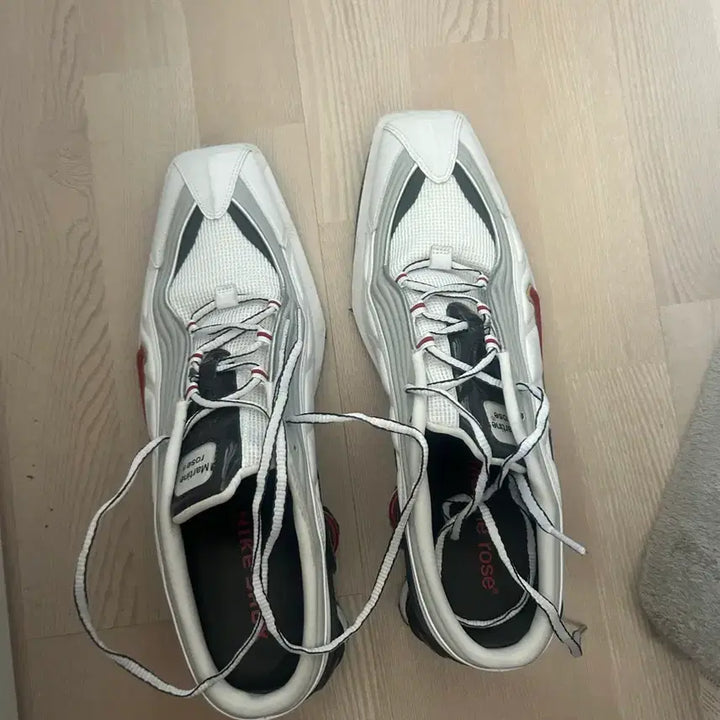 [BUNJANG] Nike Martin Rose Shox MR4 White Sneakers / 295 나이키 x 마틴 로즈 샥스 mr4 화이트