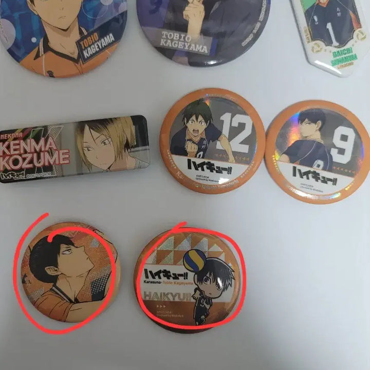 [BUNJANG] Haikyu!! Badge Set (Kageyama/Kenma/Sawamura) / 하이큐!! 뱃지 (카게야마/켄마/사와무라)