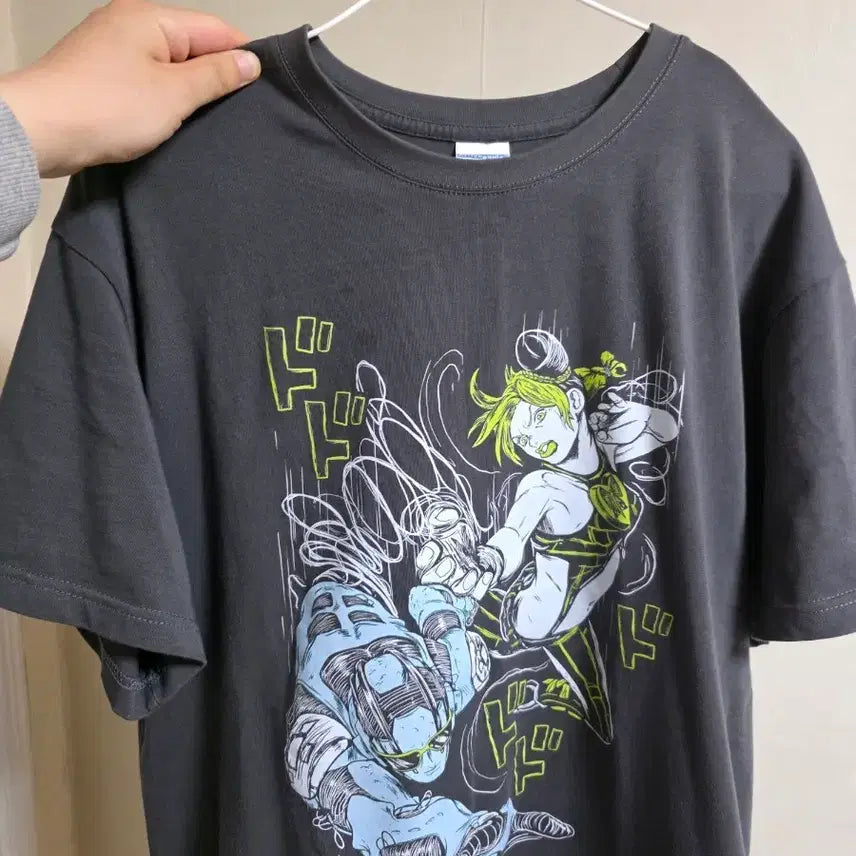 [BUNJANG] JoJo Kujo Jolyne Short Sleeve T-shirt / 죠죠 쿠죠 죠린 반팔