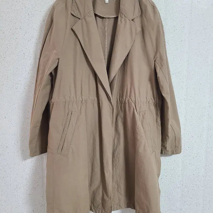 [BUNJANG] MIXXO Linen Trench Coat Beige / MIXXO 린넨 트렌치 코트 베이지