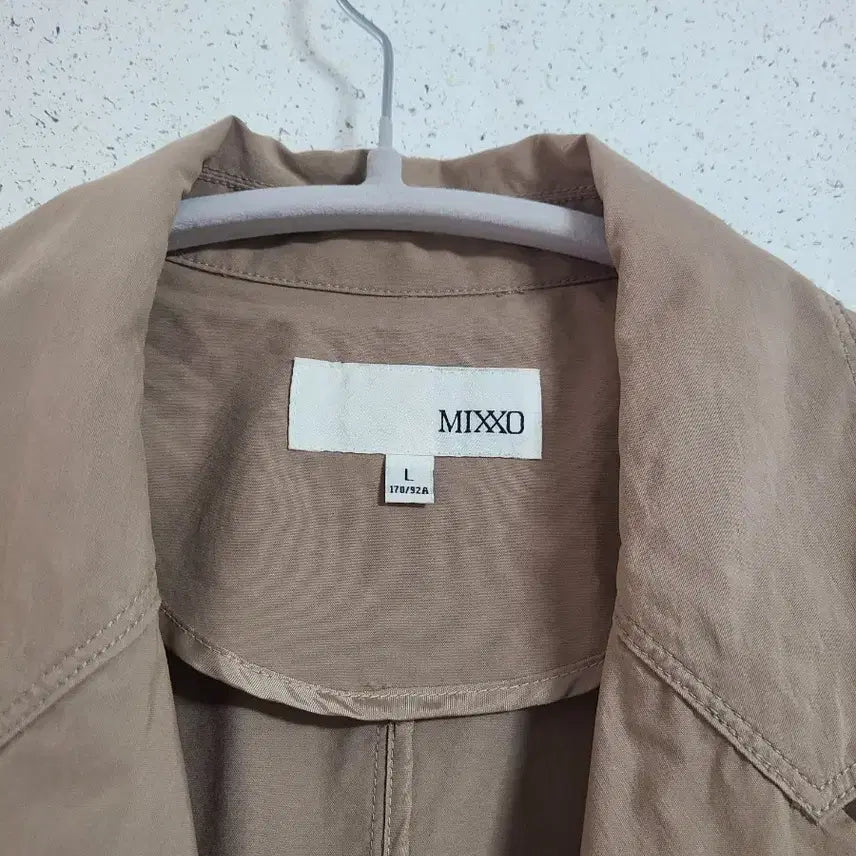 [BUNJANG] MIXXO Linen Trench Coat Beige / MIXXO 린넨 트렌치 코트 베이지