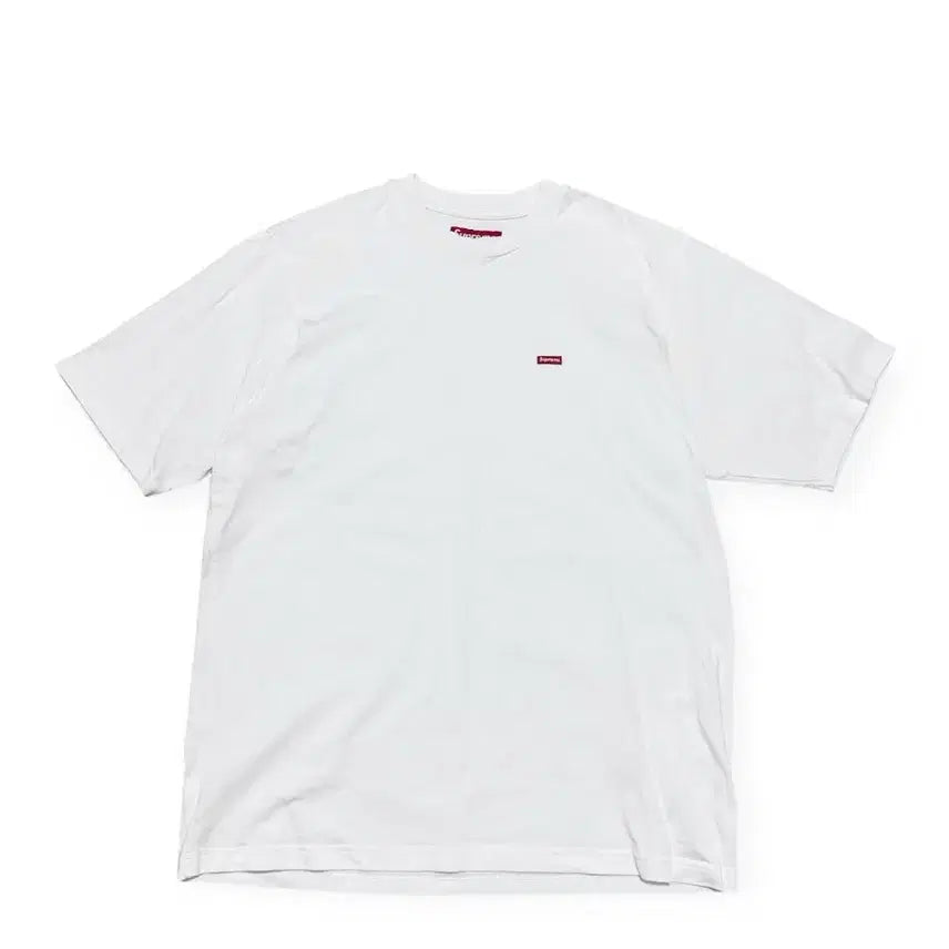 [BUNJANG] Supreme Box Logo White T-Shirt / 슈프림 박스로고 흰색 반팔 티셔츠