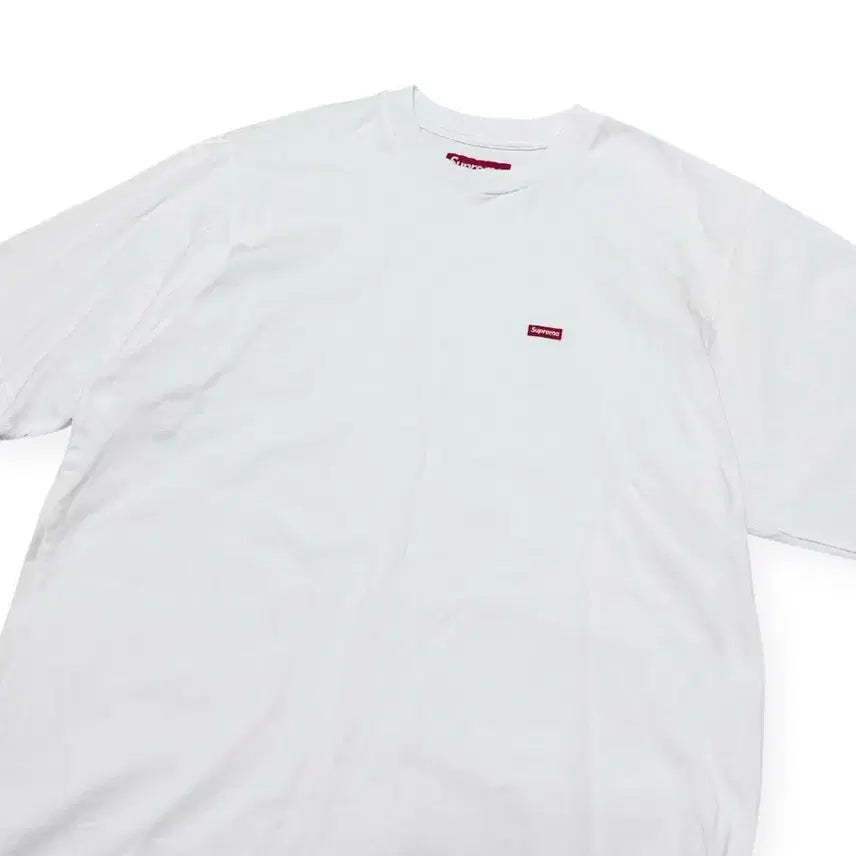[BUNJANG] Supreme Box Logo White T-Shirt / 슈프림 박스로고 흰색 반팔 티셔츠