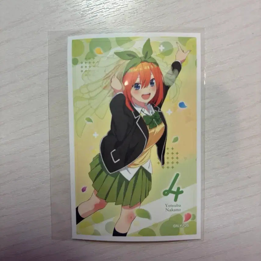 [BUNJANG] The Quintessential Quintuplets Yotsuba Sticker / 오등분의 신부 5등분 요츠바 스티커