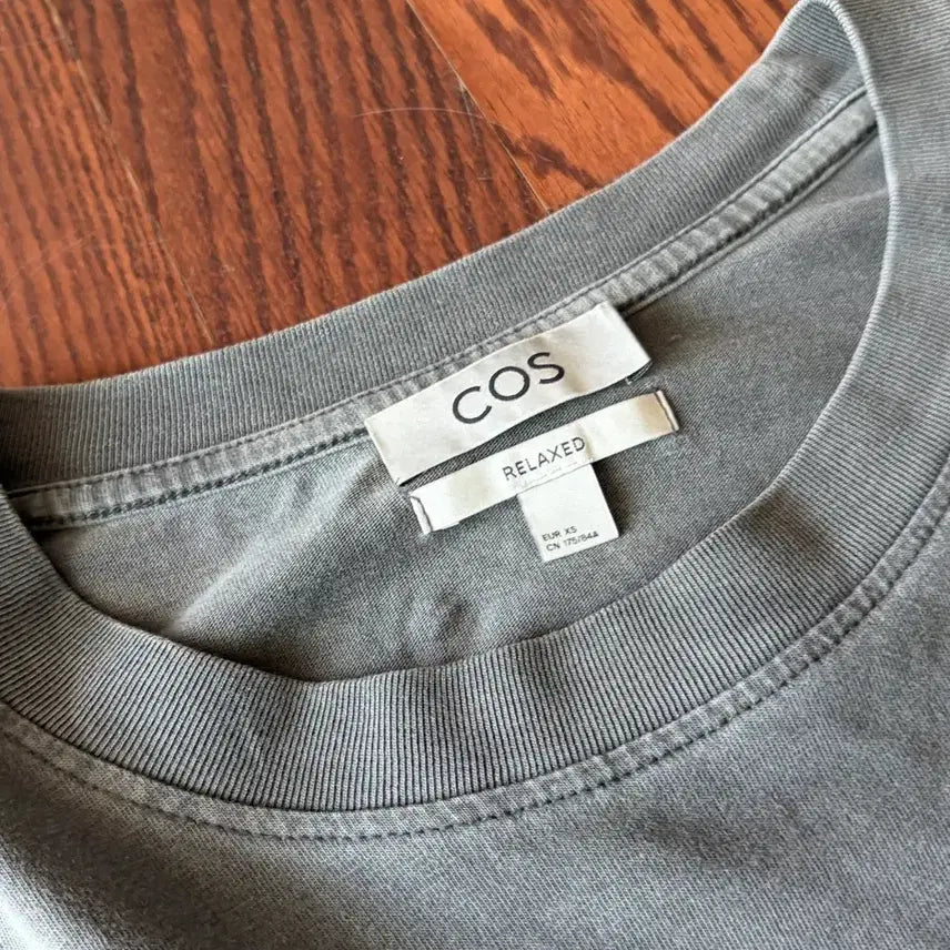 [BUNJANG] COS Relaxed Fit T-Shirt Grey XS/175 / COS 코스 릴렉스드 반팔 XS/175 그레이
