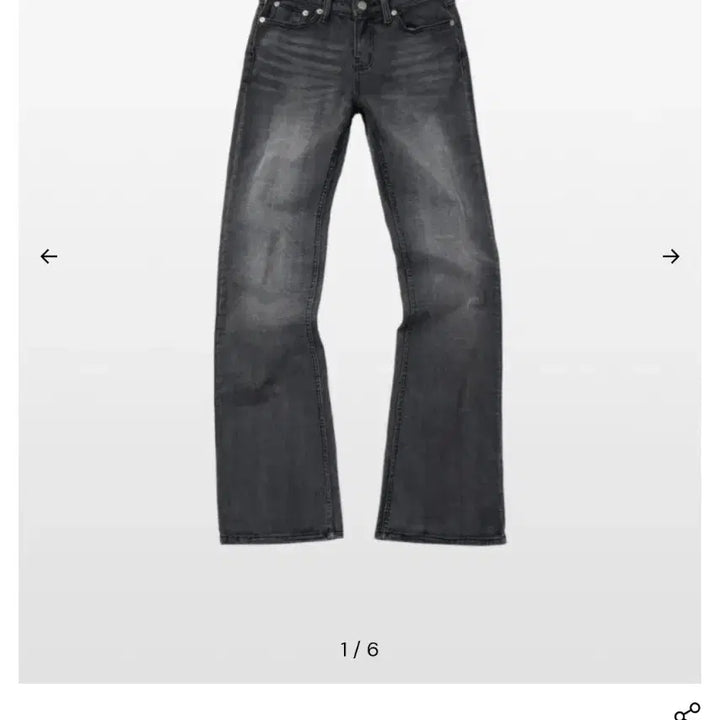[BUNJANG] KIMSEOUL Grey Bootcut Jeans / 킴서울 KIMSEOUL 그레이 부츠컷 청바지 m 새상품