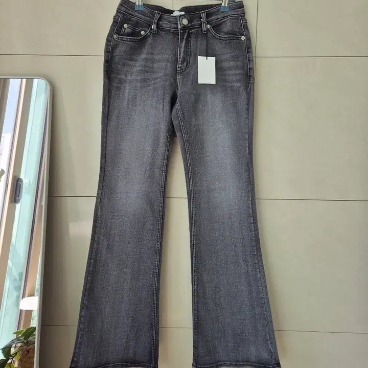 [BUNJANG] KIMSEOUL Grey Bootcut Jeans / 킴서울 KIMSEOUL 그레이 부츠컷 청바지 m 새상품