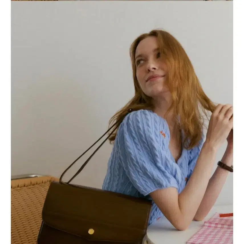 [BUNJANG] Le-Meow Sac Monde Shoulder Bag - Brown / 희귀템 르메메 가방 삭 몽드 브라운