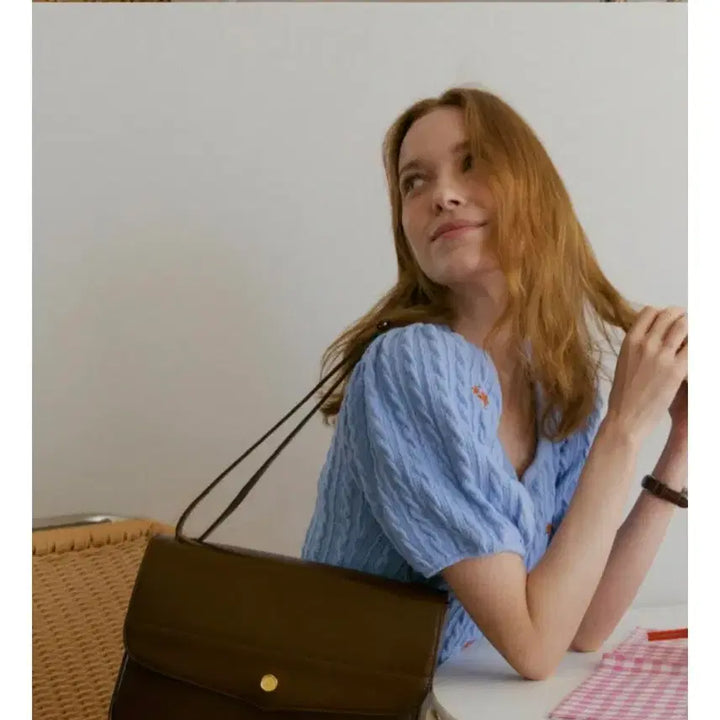 [BUNJANG] Le-Meow Sac Monde Shoulder Bag - Brown / 희귀템 르메메 가방 삭 몽드 브라운