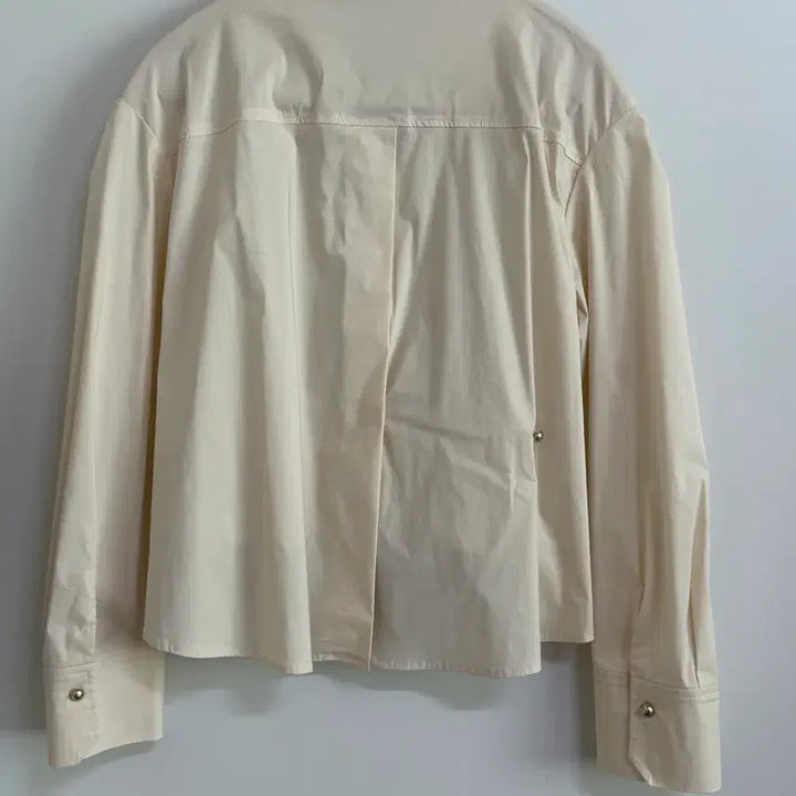 [SOLD OUT] 쥬크 조끼 레이어드 블라우스 크림 55