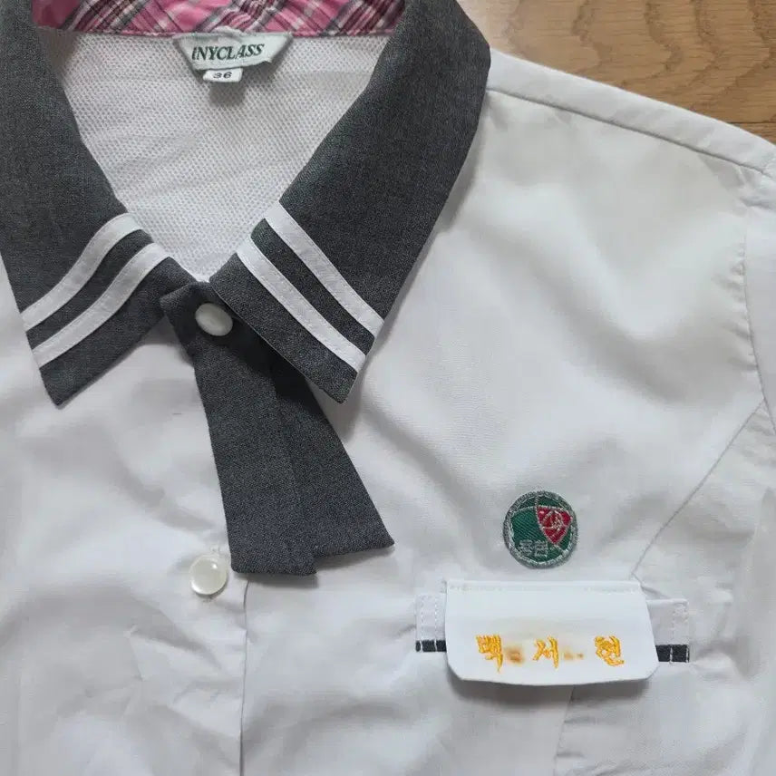 [BUNJANG] School Uniform Summer Set / 예쁜 여자교복 하복교복 짧치세트 빅사이즈c553(인천 용현여중)