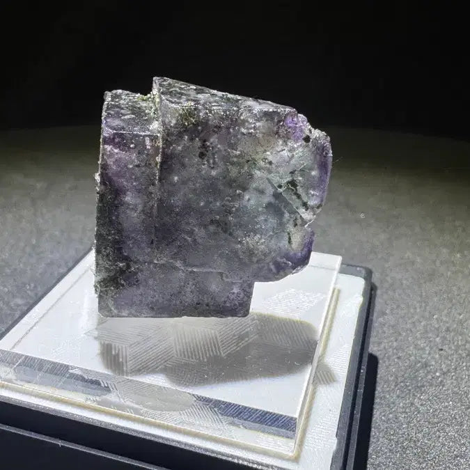 [BUNJANG] Purple Fluorite with Green Chlorite Specimen / 보라형석