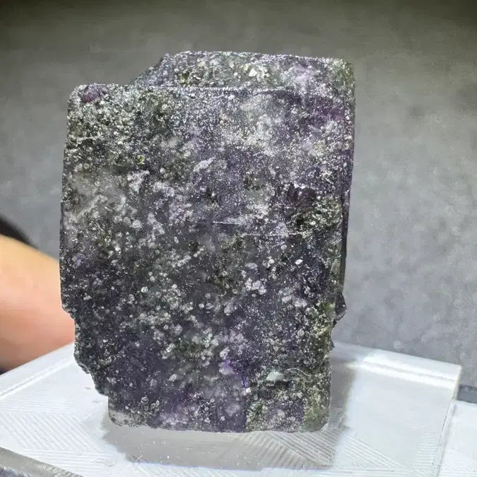 [BUNJANG] Purple Fluorite with Green Chlorite Specimen / 보라형석