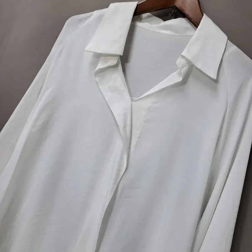 [SOLD OUT] 난닝9  화이트 셔츠 블라우스 긴팔