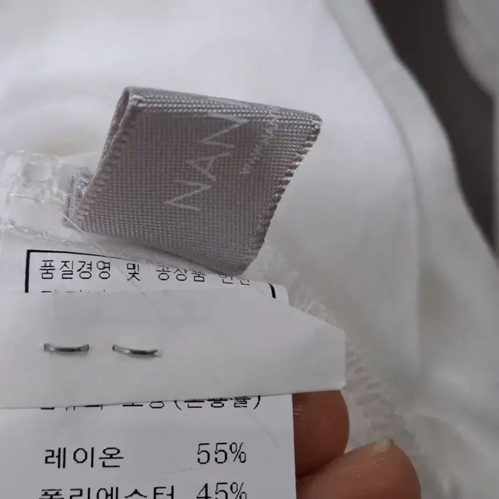 [SOLD OUT] 난닝9  화이트 셔츠 블라우스 긴팔