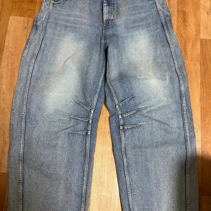[BUNJANG] 9999 Archive Technical Curved Denim Jeans / 9999아카이브 Technical Curved Denim Jeans 판매