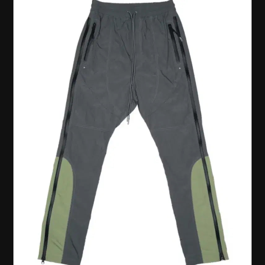 [BUNJANG] Fararchive Nylon Colorblock Track Pants Charcoal Gray / [S] 파아카이브 나일론 컬러블록 트랙팬츠 차콜 그레이 fararchiv