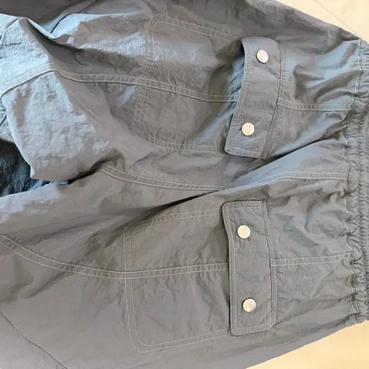 [BUNJANG] Fararchive Nylon Colorblock Track Pants Charcoal Gray / [S] 파아카이브 나일론 컬러블록 트랙팬츠 차콜 그레이 fararchiv