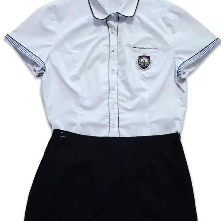 [BUNJANG] Ivy Yongin Samgye High School Summer Uniform Skirt Set / 예쁜 여자교복 하복교복 짧치세트 빅사이즈c554(용인삼계고)