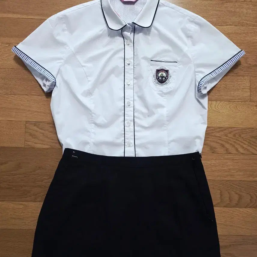 [BUNJANG] Ivy Yongin Samgye High School Summer Uniform Skirt Set / 예쁜 여자교복 하복교복 짧치세트 빅사이즈c554(용인삼계고)