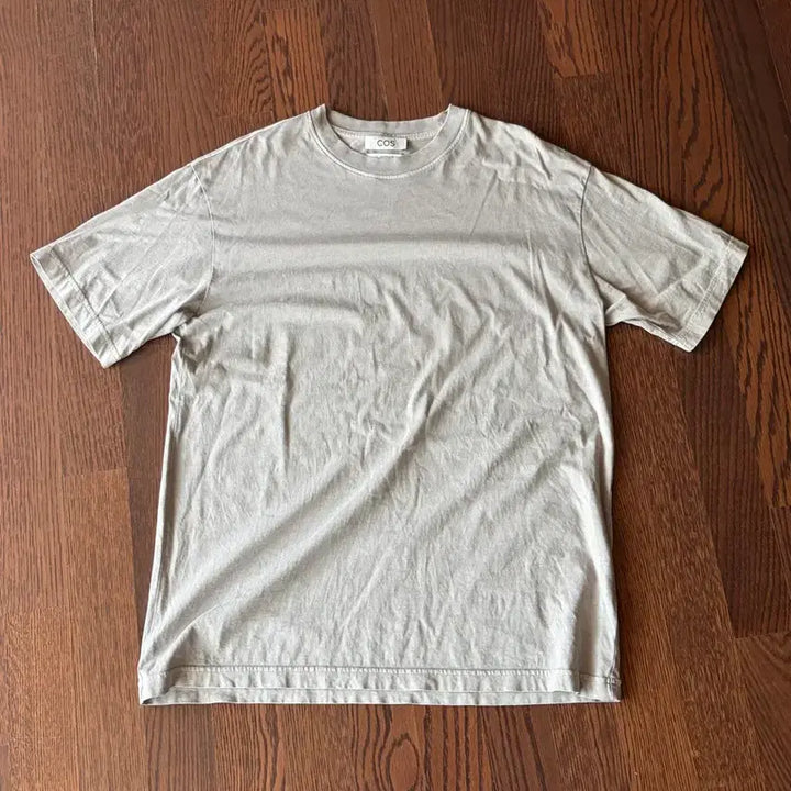 [BUNJANG] COS Beige Oversized Short Sleeve T-Shirt Size S / COS 코스 베이지 오버사이즈 반팔 티셔츠  S/175