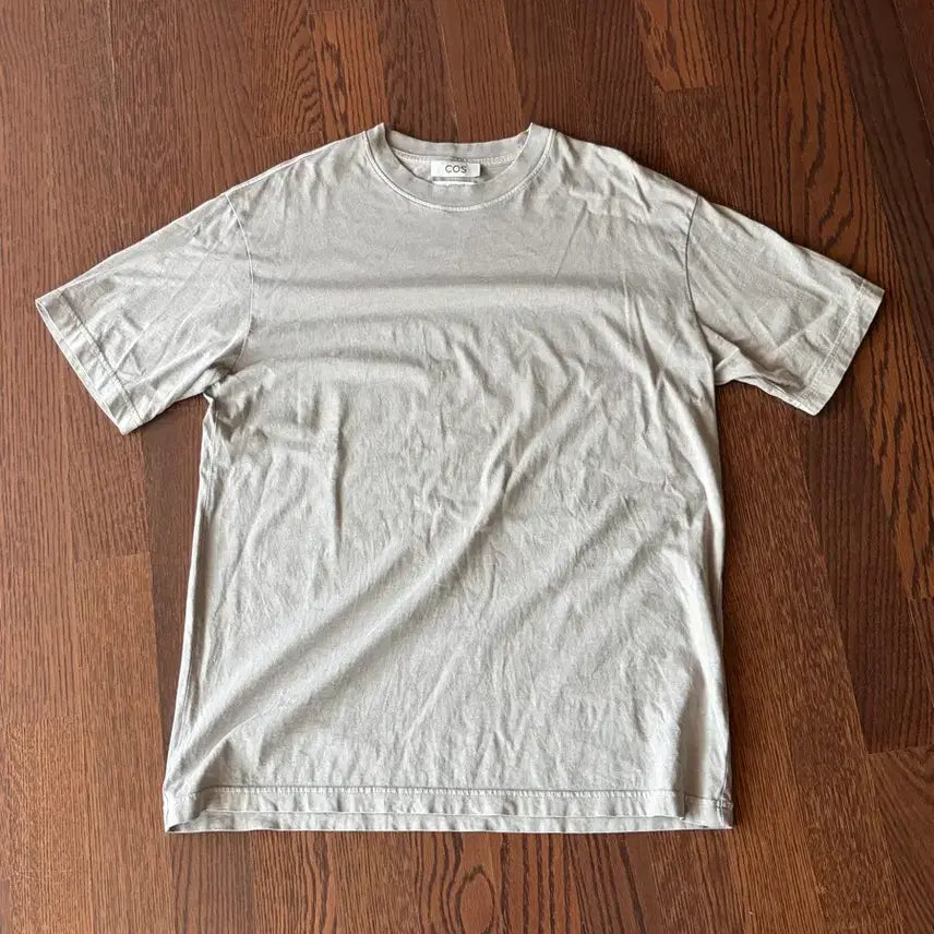 [BUNJANG] COS Beige Oversized Short Sleeve T-Shirt Size S / COS 코스 베이지 오버사이즈 반팔 티셔츠  S/175