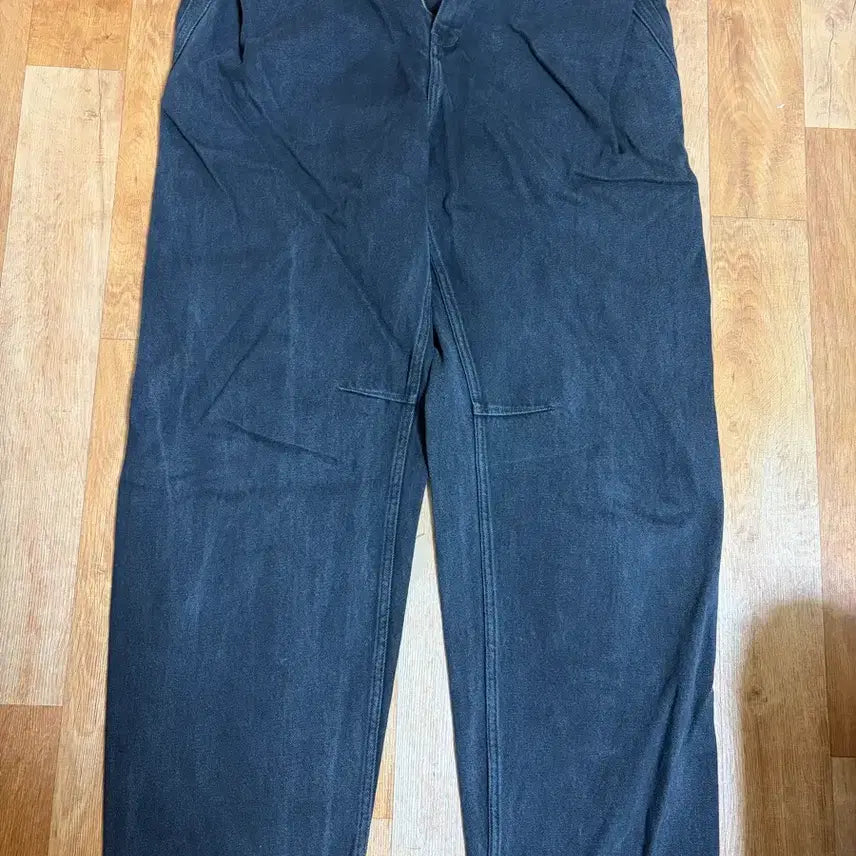 [BUNJANG] Coor Deep Pleat Curved Pants (Black) L / 쿠어 딥 플리츠 커브드 팬츠 (블랙) L사이즈 판매