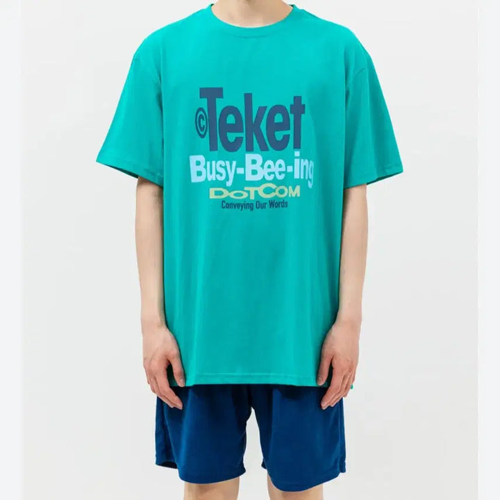 [BUNJANG] Teket Green T-Shirt L / Teket 테켓 반팔 티셔츠 L