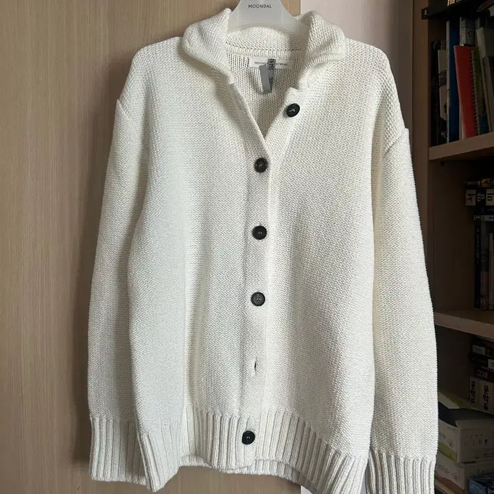 [BUNJANG] Moondal Benetta Ivory Cardigan / 문달 화이트 가디건