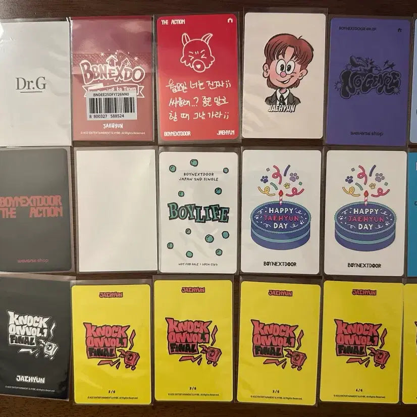 [BUNJANG] BOYNEXTDOOR Jaehyun Photocard Bundle Set (21 pcs) / 보넥도 명재현 포카 일괄(21장)