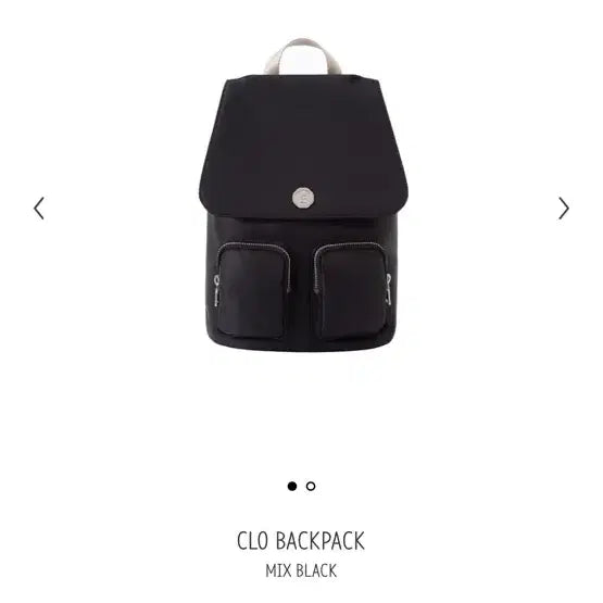 [BUNJANG] Minitmute Chloe Backpack Mix Black / 미닛뮤트 클로백팩 믹스블랙