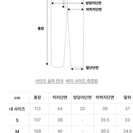 [BUNJANG] Milo Archive Reflect Curved Low Pants Indigo Black L / 밀로아카이브 리플렉트 커브드 로우 팬츠 [인디고 블랙] L 판매
