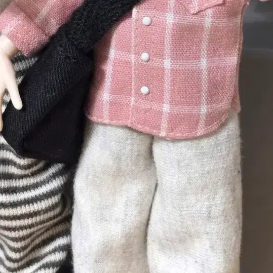 [BUNJANG] Obitsu Check Shirt for 12cm Doll / 오비츠 셔츠 남방 옷