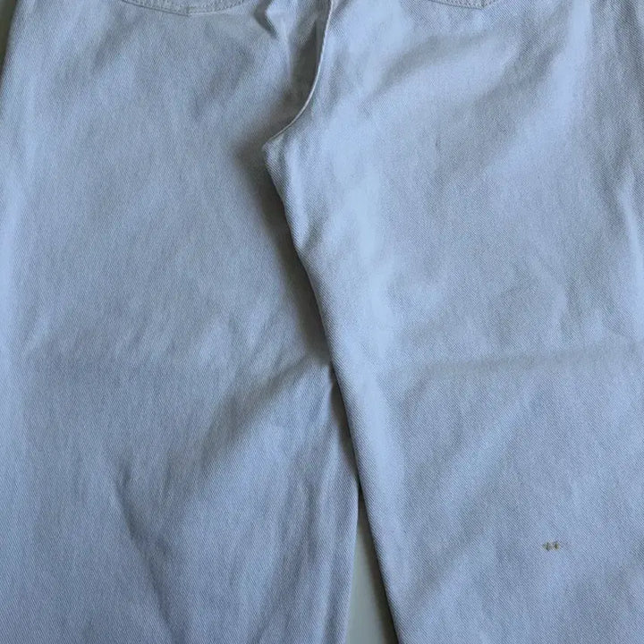 [BUNJANG] Amomento White Denim Pants / 아모멘토 Amomento 오프 화이트 데님