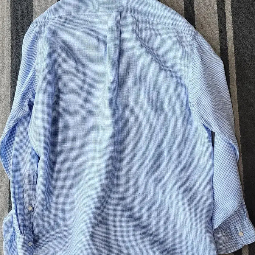 [SOLD OUT] 폴로 랄프로렌 블루린넨 깅엄셔츠