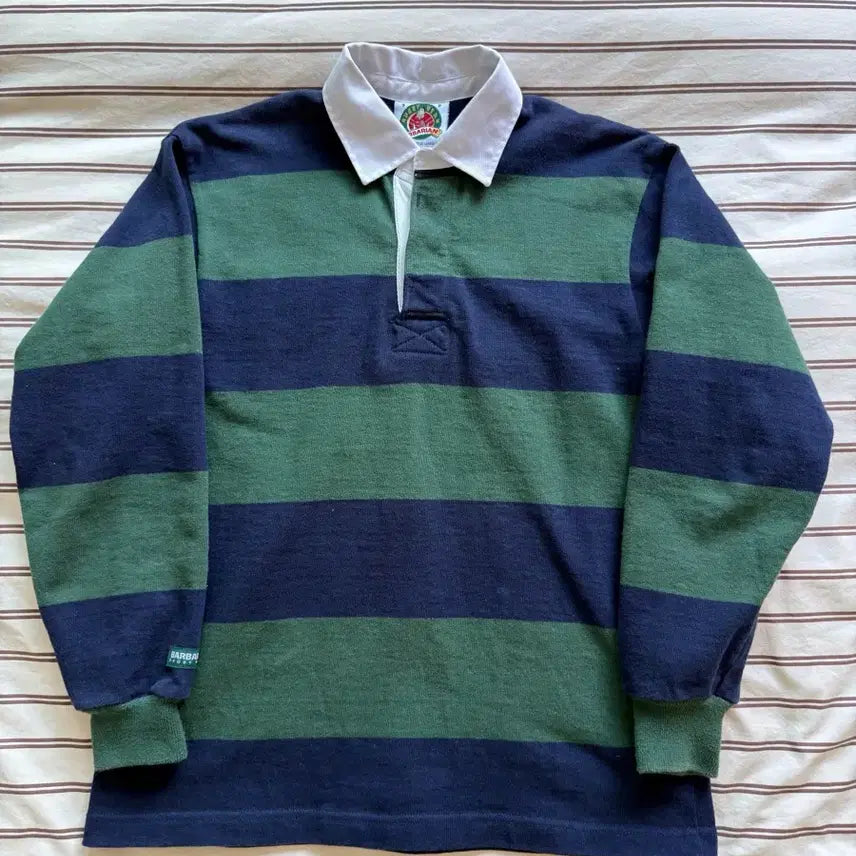 [BUNJANG] Barbarian Sports Rugby Shirt / [옷장정리떨이]바바리안스포츠 럭비셔츠