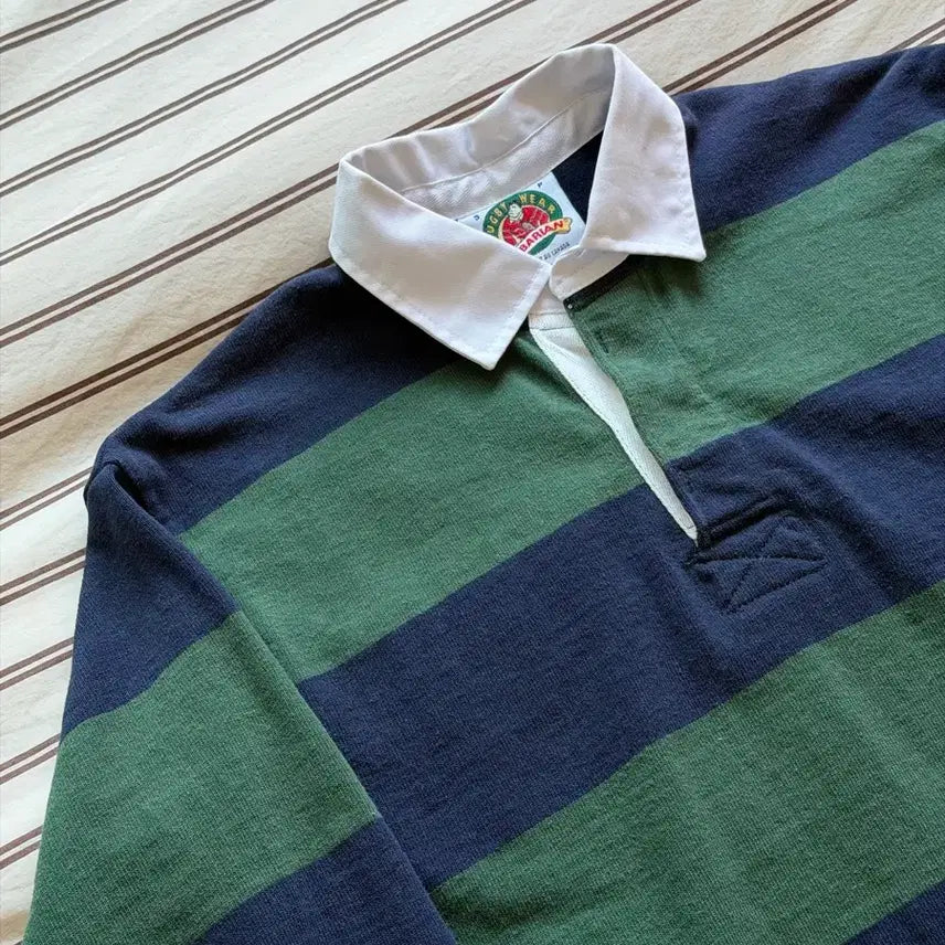 [BUNJANG] Barbarian Sports Rugby Shirt / [옷장정리떨이]바바리안스포츠 럭비셔츠