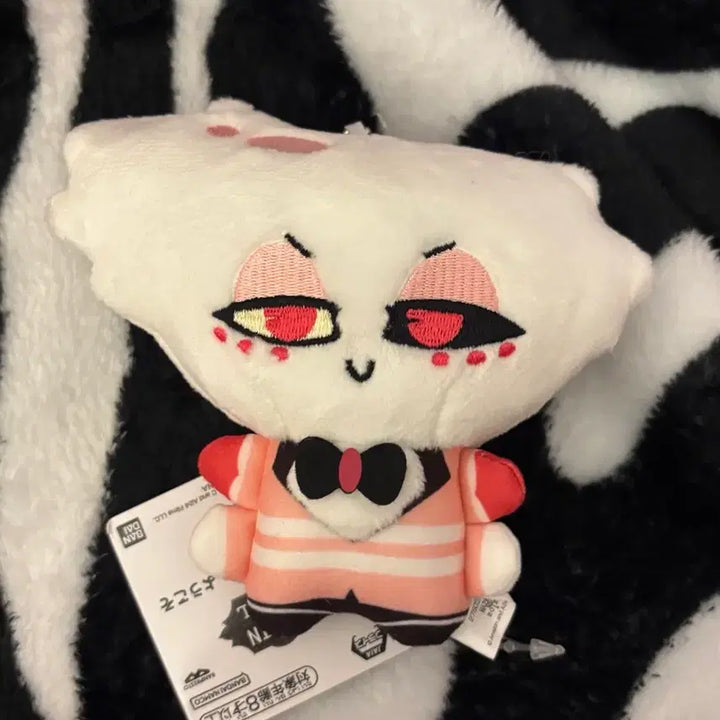 [BUNJANG] Hazbin Hotel Angel Dust Chibi Plush Doll / 해즈빈호텔 엔젤더스트 치비구루미 누이 인형