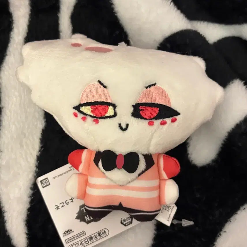 [BUNJANG] Hazbin Hotel Angel Dust Chibi Plush Doll / 해즈빈호텔 엔젤더스트 치비구루미 누이 인형