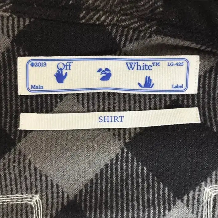 [SOLD OUT] 오프화이트 후드체크무늬겉옷