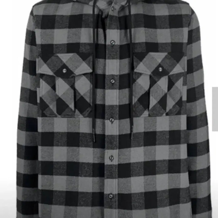 [SOLD OUT] 오프화이트 후드체크무늬겉옷