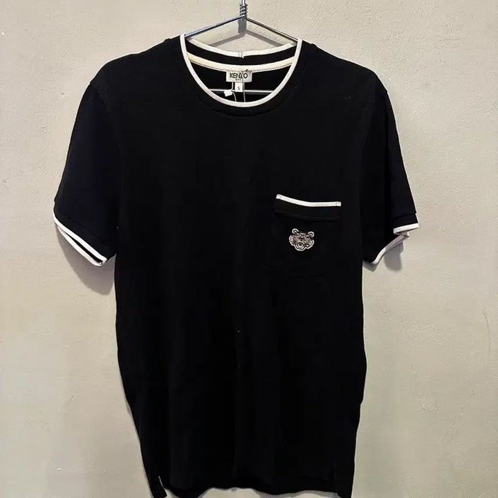 [BUNJANG] Kenzo Pocket Logo Casual Short Sleeve T-Shirt / 겐조 포켓 로고 캐주얼 반팔티